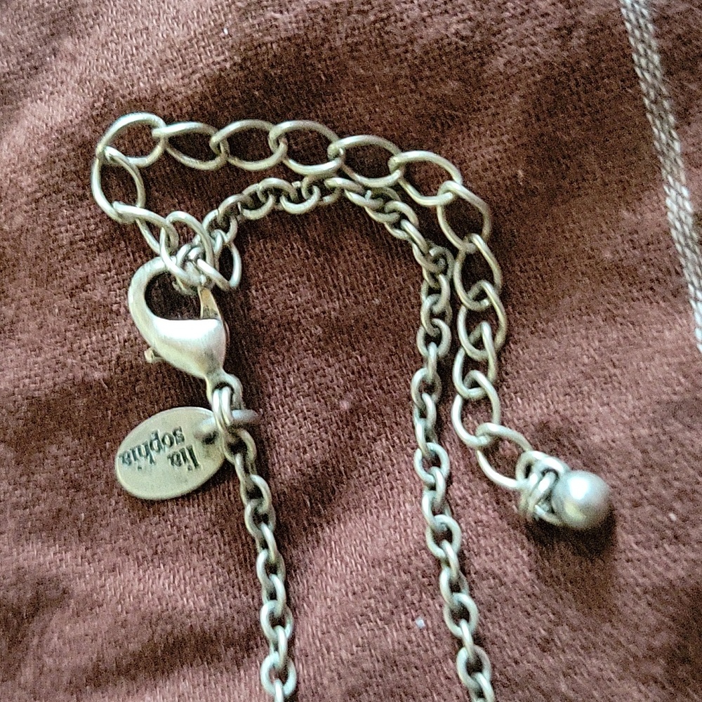 Vintage Lia Sophia bella cut crystal necklace - Picture 3 of 6